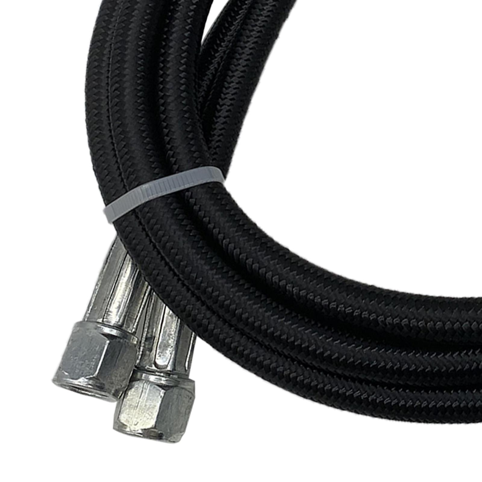 Transmission Cooler Lines Durable Black Automatic Fit for Universal 700R4 4L80E 4L60