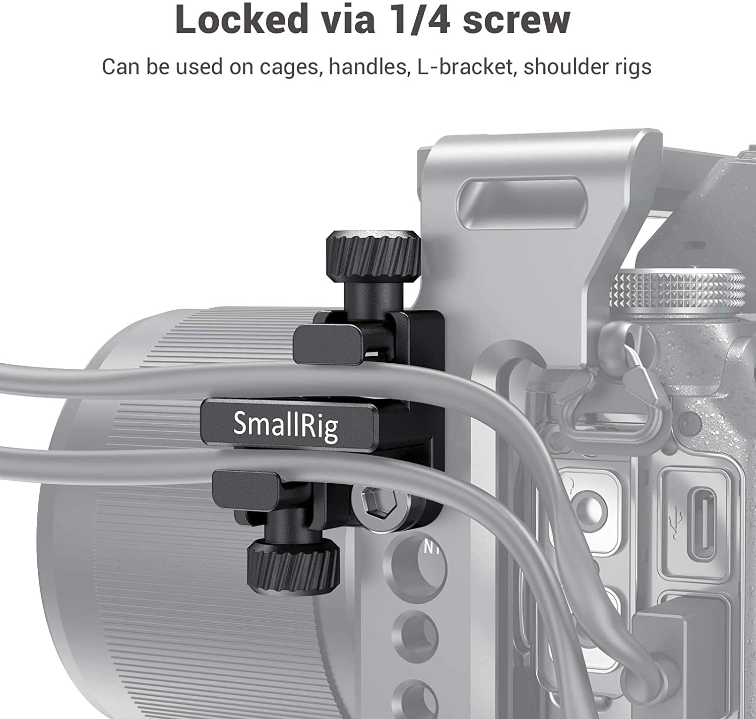 SMALLRIG Plaque de Base Universelle LWS avec Pince à Double Tige de 15 mm - 3357 - Photo, audio & vidéo