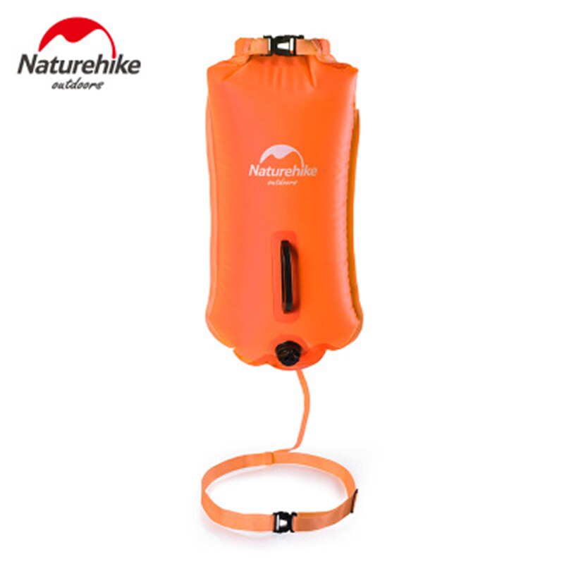 Naturehike Wasserdichte Tasche Drei Schicht von Aufblasbare Schnorcheln Schwimmen Tasche Außen Rafting Tasche Strand Wasser Tasche NH17S001-G: Orange
