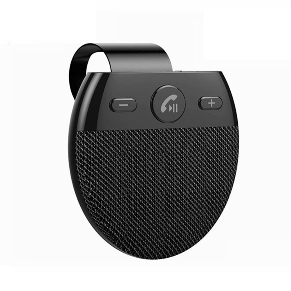 Wireless Bluetooth Car Speaker Handsfree Kit Hands-Free Blue-tooth Multipoint Speaker Phone Sun Visor Blue Tooth Car Accessories: Default Title