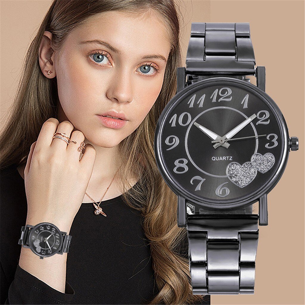 Undefined QUARTZ Women Watches Ladies casual dress Waterproof Rose Gold Quartz Watch Women Steel Date Wear Clock 20