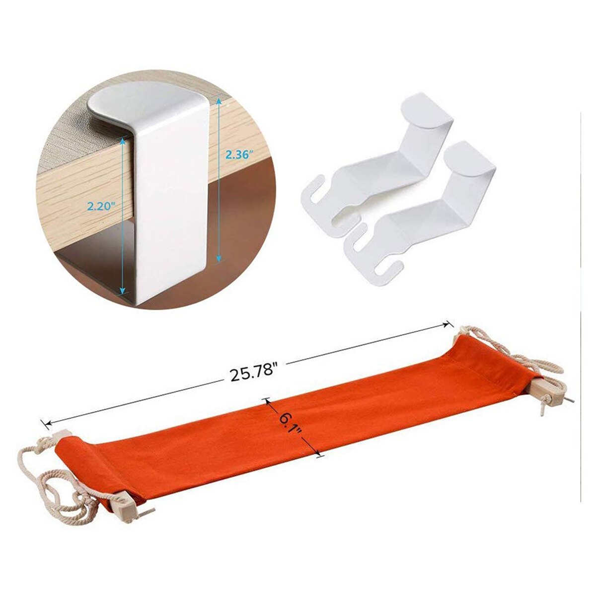 Voet Rest Stand Set Draagbare Desk Voeten Hangmat Met Haak Verstelbare Voetsteun Care Tools Home Office Outdoor Voeten Hangmat