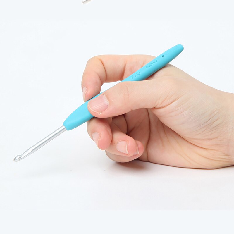 Metal Hooks Crochet Needles Knitting Needles for DIY Crafts Weave Sewing Tools 2-10mm Aluminium Crochet Needle Bag Making Tool