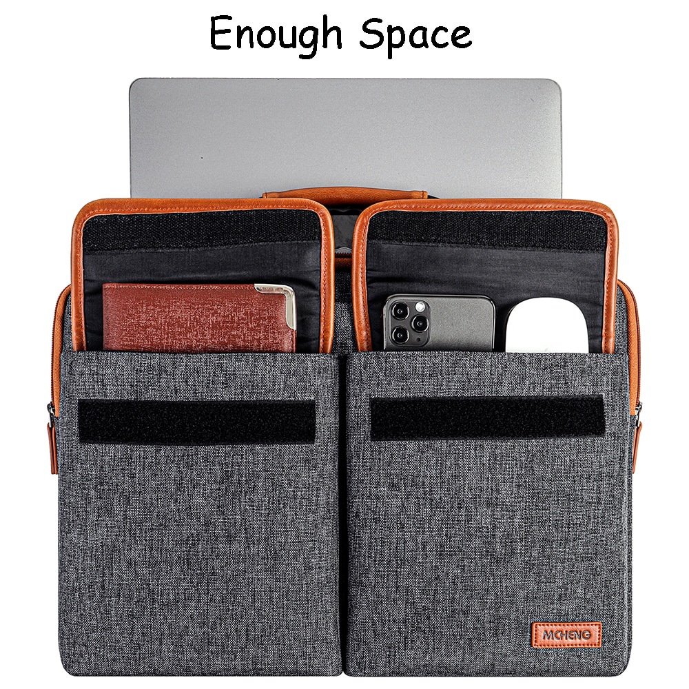 MCHENG Multi-use Laptop Sleeve With Handle For 10" 13" 14" 15.6" 17" Inch DELL APPLE asus Laptop Computer Bag