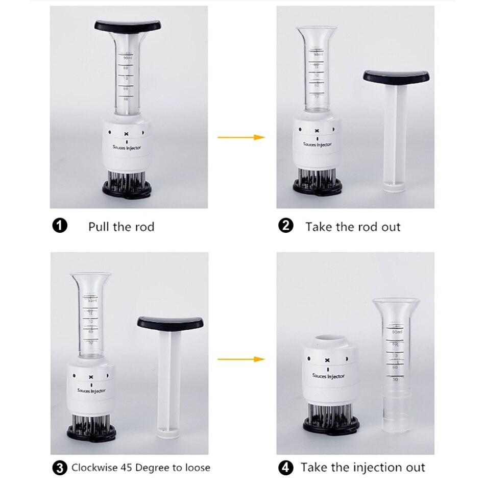 Kitchen Gadget Meat Tenderizer Needle Steak Pork Chops Loose Household Meat Hammer Stainless Steel Cooking Meat Tool