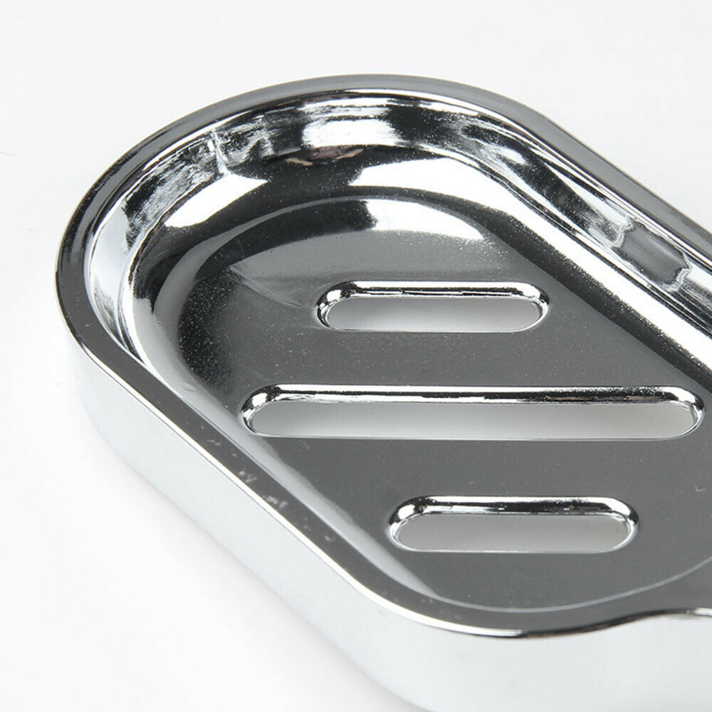 Adjustable Rail Slide Soap Dish Box Bathroom Bath Shower Smooth Clip-On Soap Dishes Holder For Home Bathroom Gadget 25mm