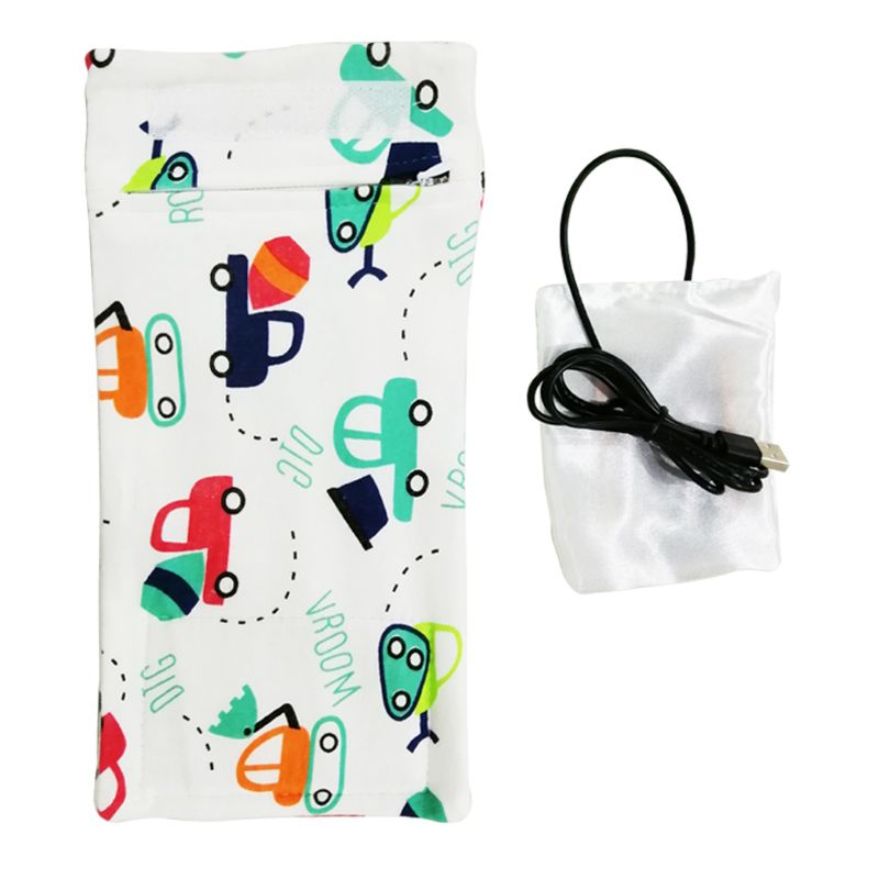 10 väriä matka rattaiden laukku usb maidon vedenlämmitin eristetty laukku vauvan imetyspullon lämmitin 28.0cm*13cm: 4