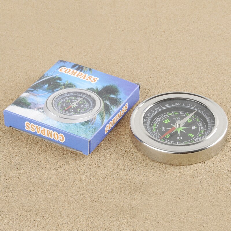 Metal Stainless Steel Large Compass Portable Compass Navigation Outdoor Activities Compasses Mini Compass Pocket Hiking
