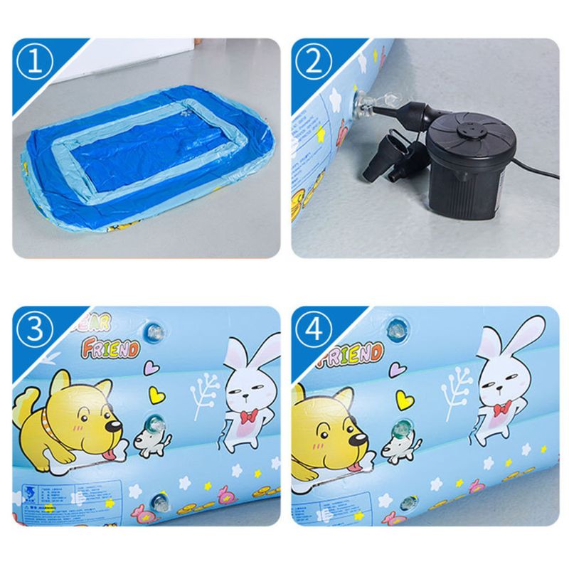 Baby Inflatable Bath Tub Newborn Swimming Pool Portable Infant Shower Bathtub
