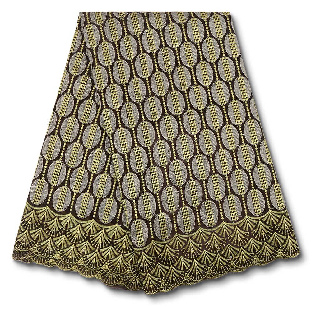 African Dry Cotton Lace Fabric Lace Swiss Voile Laces In Switzerland Nigerian Lace Fabrics Sewing YA3678B-6