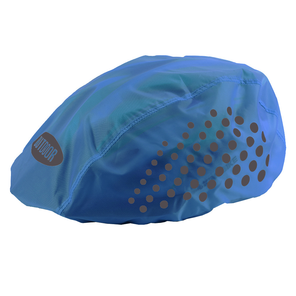 Fietshelm Waterdichte Hoes Met Reflecterende Strip Fietsen MTB Racefiets Helm Regenhoes Oxford Doek Beschermhoes: Khaki