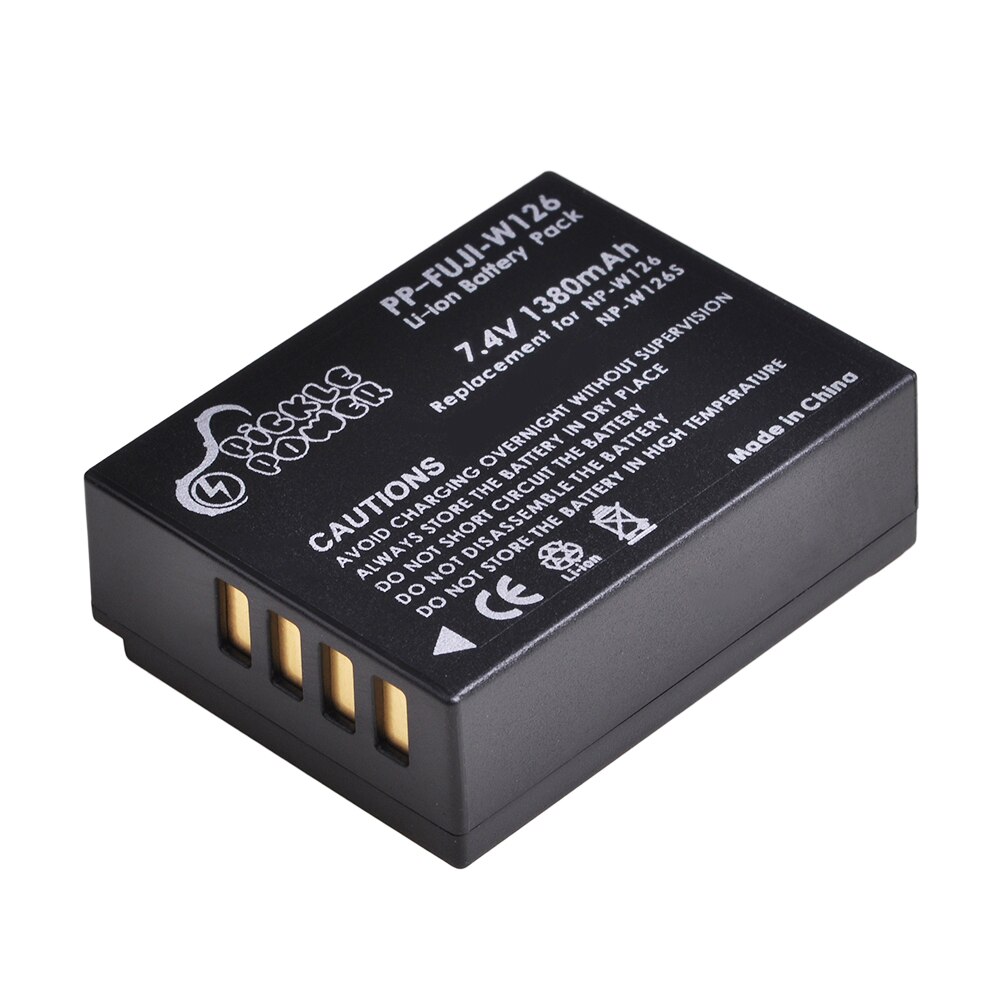 1380mAh NP-W126S NP-W126 batterij voor Fujifilm X-T100, X-T200, X-M5, X100F, X100V, X100VI, X-S10, X-A5, X-A10, X-E4, X-Pro3, X-T2: Overigen