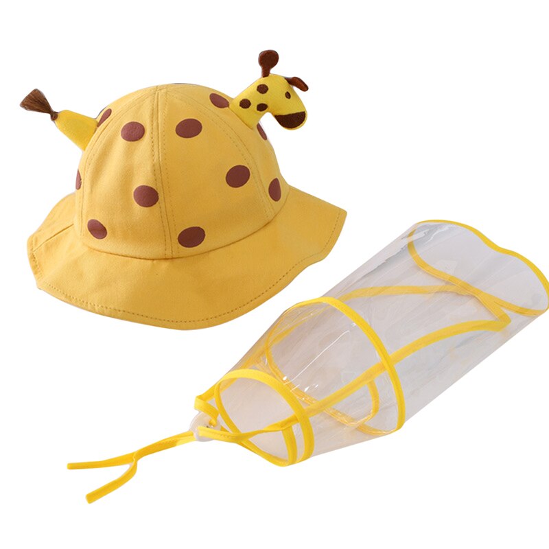 Cappelli protettivi anti-spurgo per bambini ragazzi ragazze protezione degli occhi antipolvere bambini ragazzi ragazze pescatore cappelli anti-saliva
