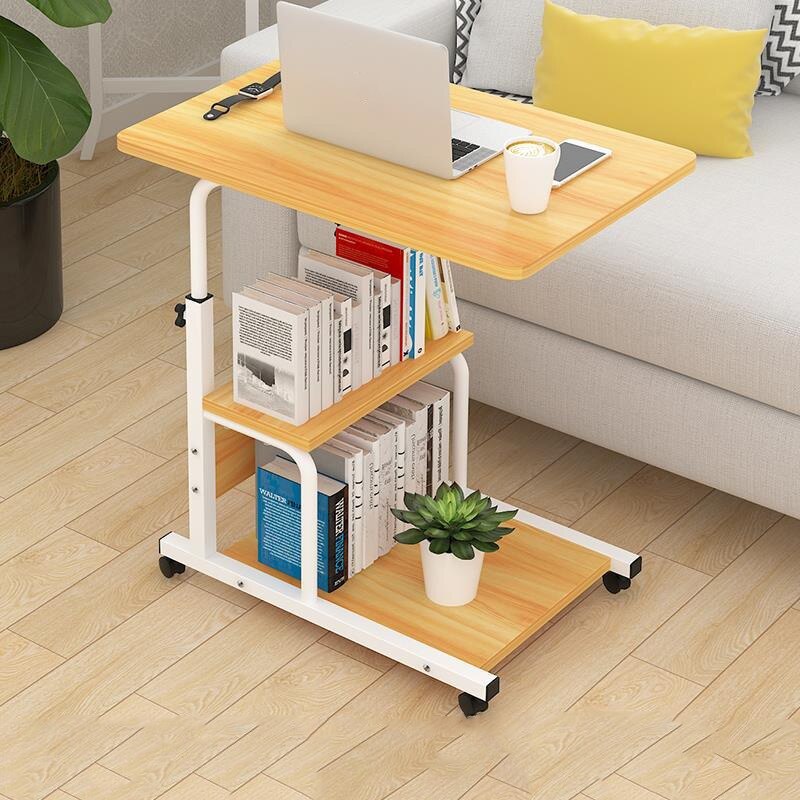 Nachtkastje Lifting Computer Laptop Tafel Mobiele Hoogte Verstelbare Hout + Stalen Frame Eenvoudige Lui Laptop Tafel Draagbare Stand Desk Xh