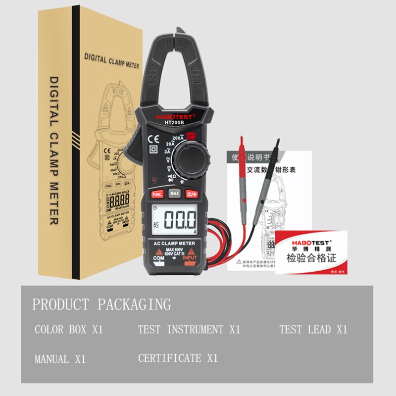 Pince De Test SMD - Multimètre | Pour Résistance, Condensateur, Inductance | Sondes à Clip Crocodile - Longueur 47 Cm - 5