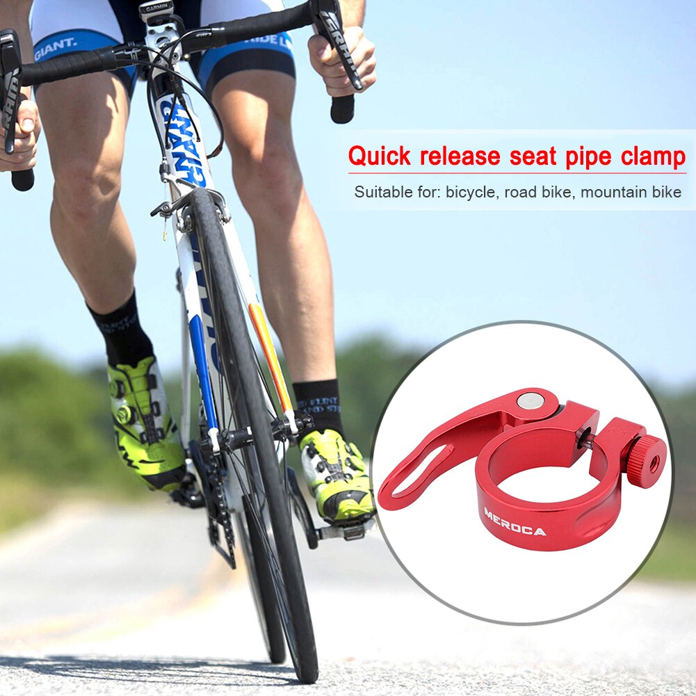 Collier De Selle VTT Libération Rapide - Alliage D'Aluminium - Diamètre 31.8 Mm Ou 34.9 Mm