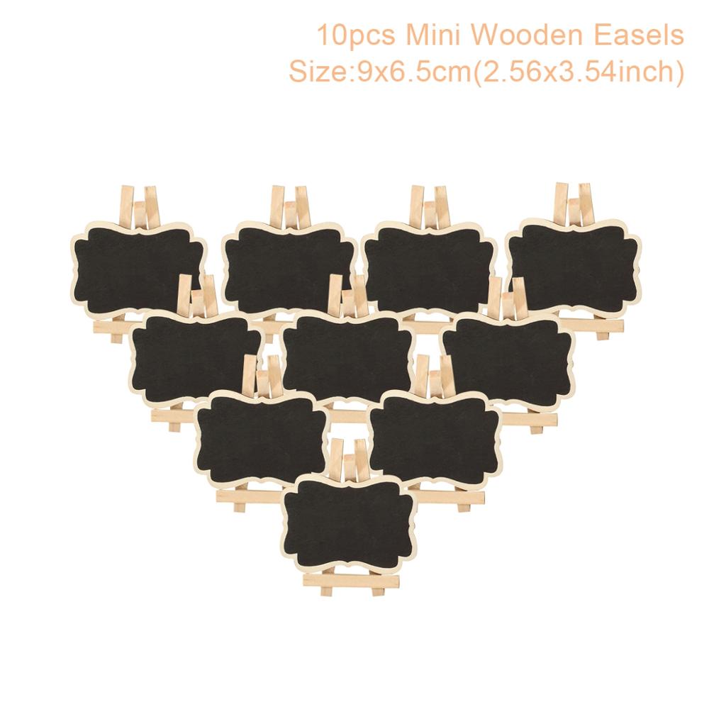 Staraise Wooden Easels Wedding Table Decoration Rustic Wedding Decor for Wedding Party Valentine's Day for girlfriend