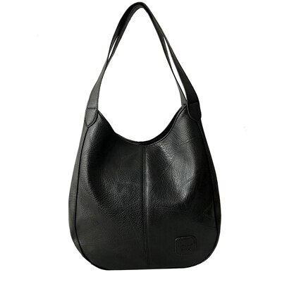 Vintage Women Hand Bag Designers Luxury Handbags Women Shoulder Bags Female Top-handle Bags Brand Handbag Bag Sac a Main: black