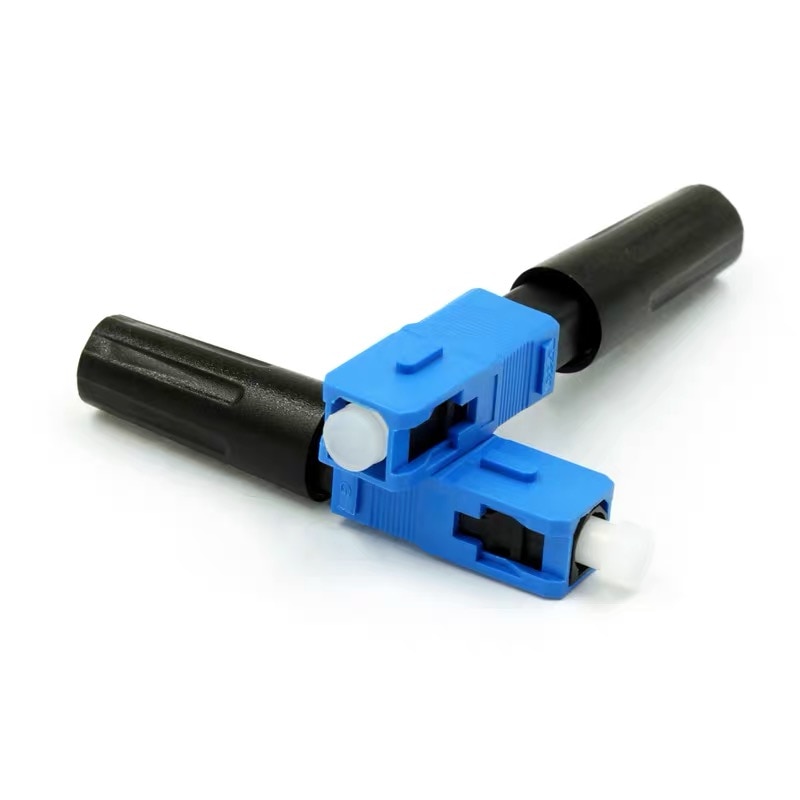 Connecteur rapide/rapide optique de fibre de 0.3dB FTTH SC UPC monomode