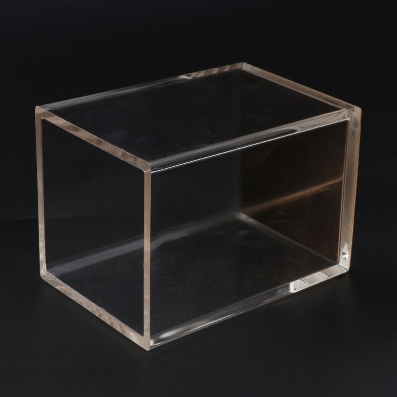 1 Pc Acrylic Transparency Pen Holder Desk Organizer Transparency Pencil Case Pen Container Rose Gold Cup Stationery