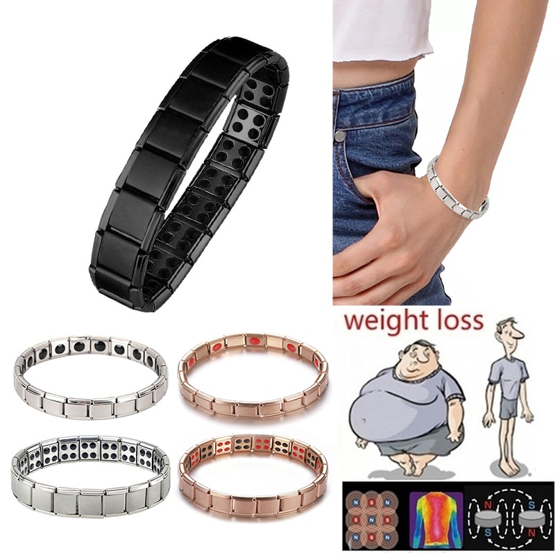 Gezondheidszorg Gewichtsverlies Magnetische Therapie Elemental Armband Artritis Pijn Gezondheid Energie Bio Magnetische Mannelijke