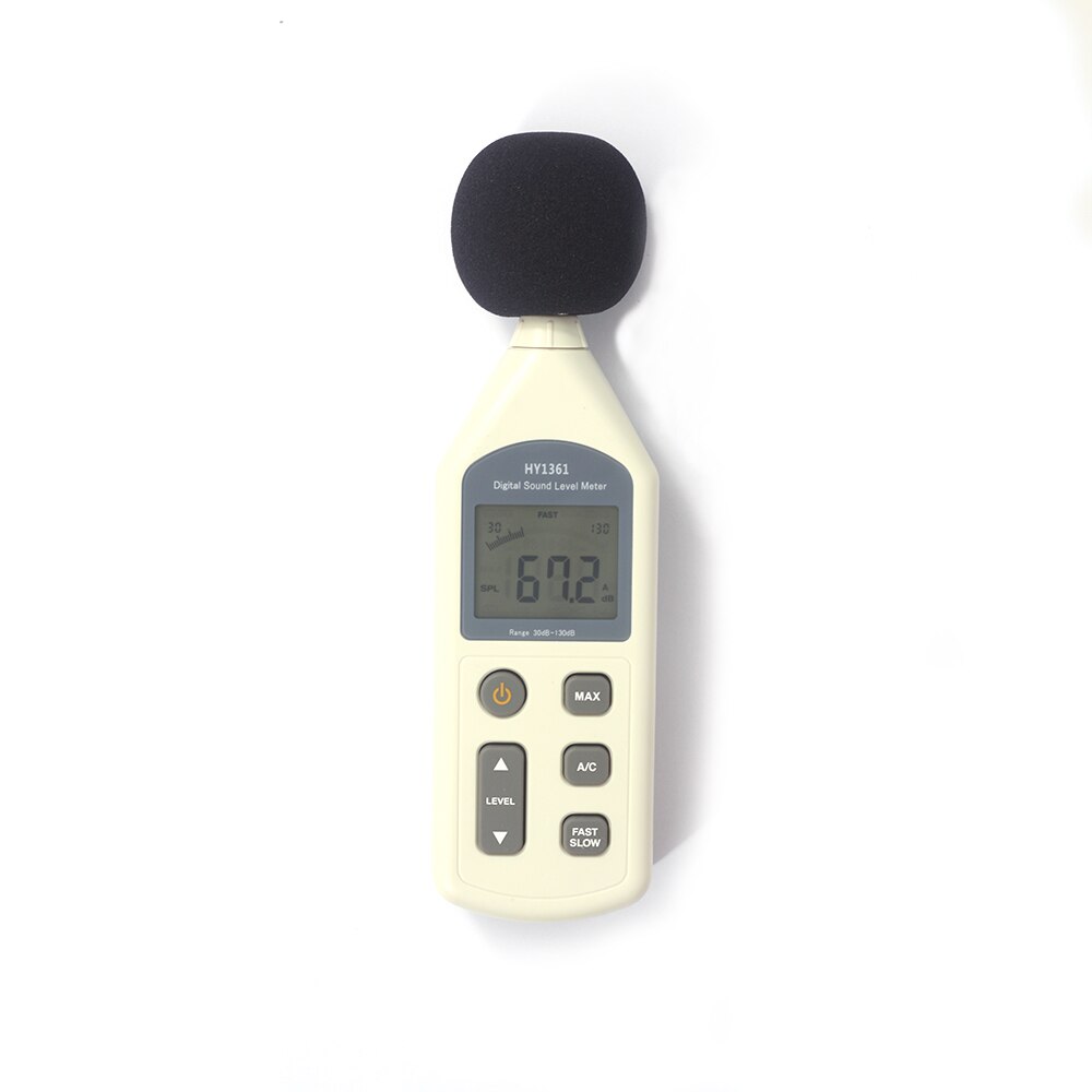 Digital sound level meter pressure tester 30-130dB noise measuring instrument decibel monitoring recorder tester