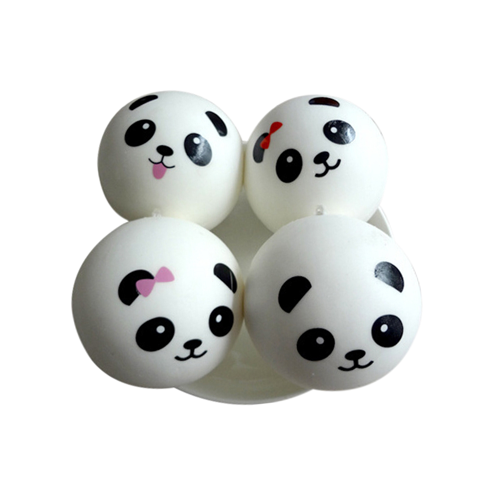 1PC high grade Panda Squishy Kawaii Buns Bread Charms Jumbo Panda Squishy Soft Buns Bread Classic Pretend Tots 7cm