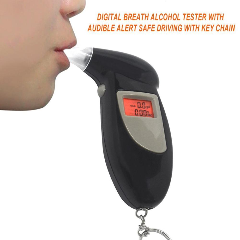 1Pcs Handheld Backlight Digitale Alcohol Tester Digitale Alcohol Adem Tester Analyzer Lcd Detector Backlight Licht