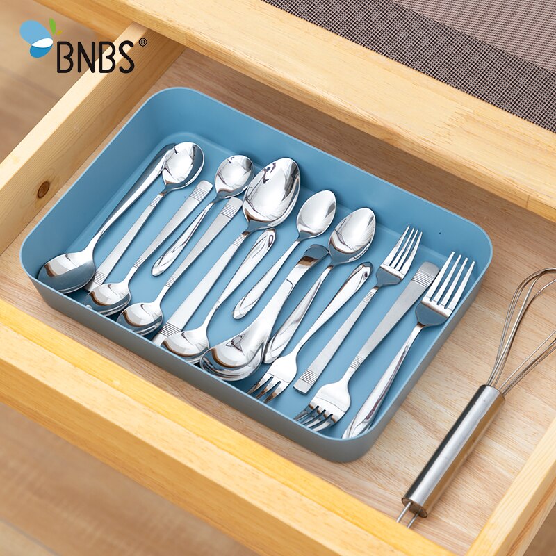 BNBS Kitchen Plastic Drawers Cutlery Organizer Storage Cabinet Dividers For Drawers Units Separator For Boxes Cutlery Tray Box