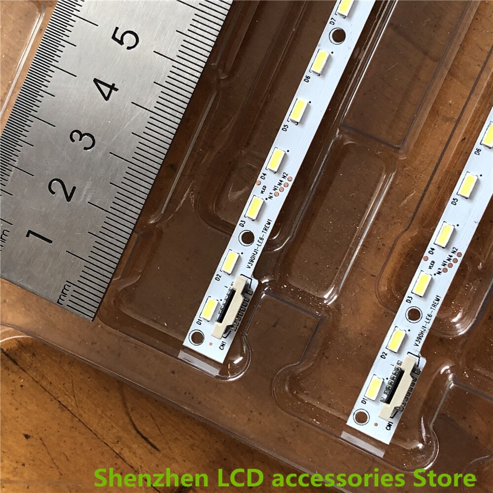2Pieces/lot V390HJ1-LE6-TREM1 LCD backlight C420E06E01A L390H101EA-C002 48LED 490MM