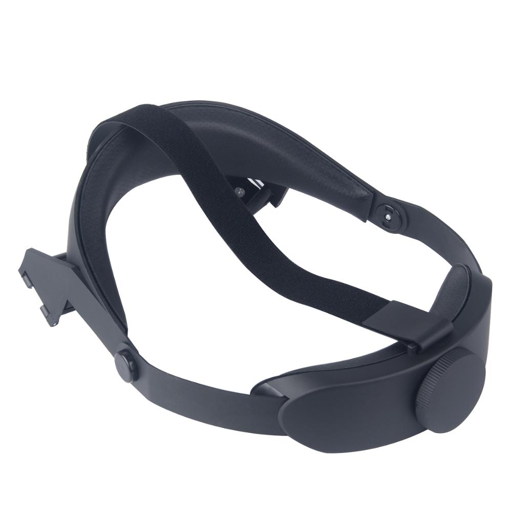 Voor Oculus Quest Verstelbare Vr Headset Hoofddeksels Druk Verlichten Antislip Vr Helm 3D Virtual Reality Bril: Black