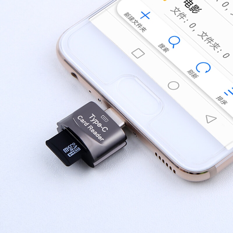 Biaze USB-C Card Reader 16G 32G 64G 128G 256G TF Card OTG Memory Card Adapter for Laptop Phones Type C Micro SD Card Reader C10