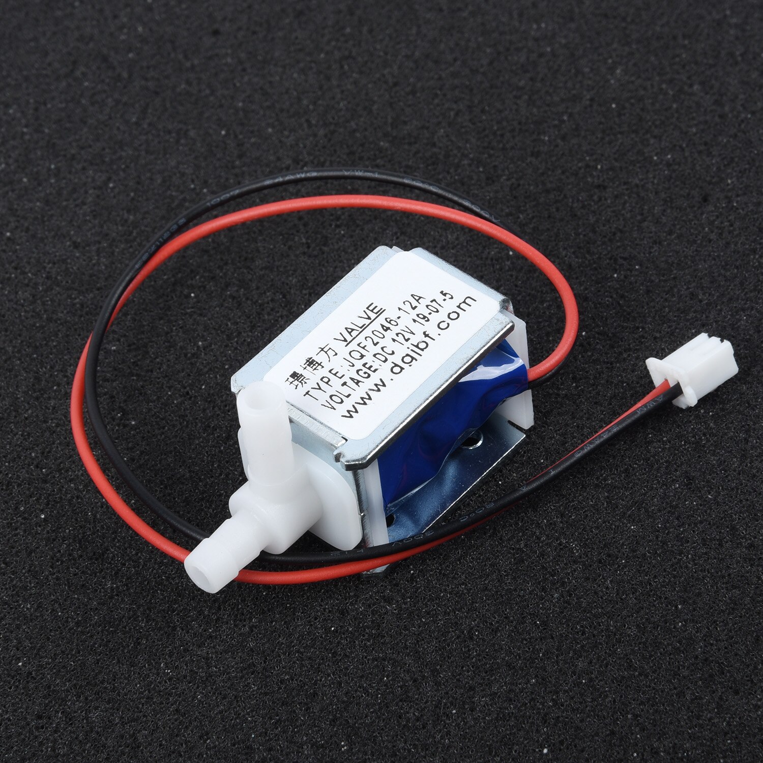 DC 12V Micro Electric Solenoid Valve N/C Normally Closed Mini Water Air Valve Car Auto Replacement Parts