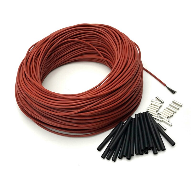Infrared Heating Cable Low Cost Carbon Warm Floor Cable Carbon Fiber Heating Wire Electric Hotline 10m/15m/20m/30m/50m