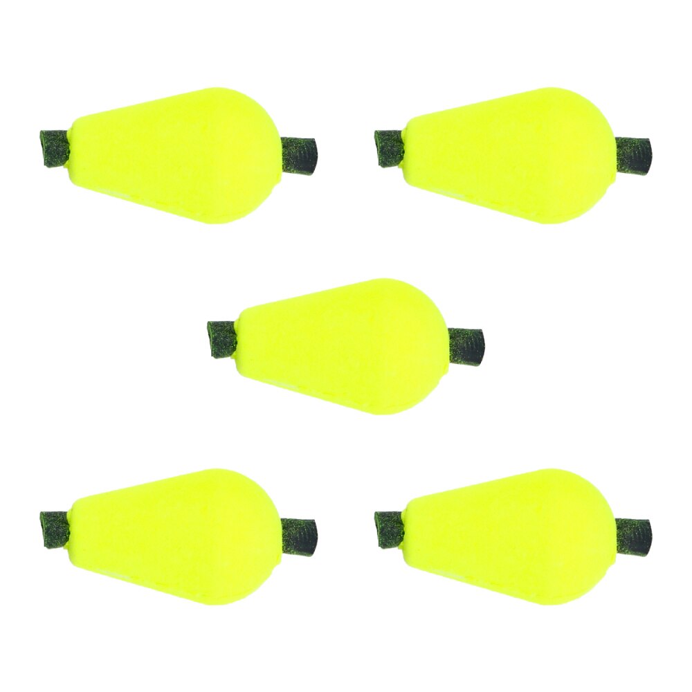 5 stk flydende fluefiskeri te dråbeform fiskeri flydende flydecylinder