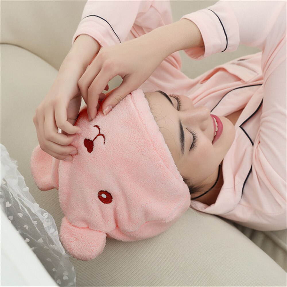 Adeeing microfibre cheveux Turban bonnet de douche rapidement sec cheveux douche chapeau enveloppé serviette bonnet de bain accessoires de salle de bain
