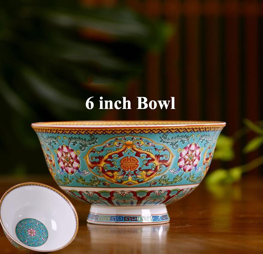 4.5/6 inch Jingdezhen Ceramic Tableware Bone china Noodle Bowl Home Soup Rice Bowls Chinese Dinnerware Kitchen Accessories