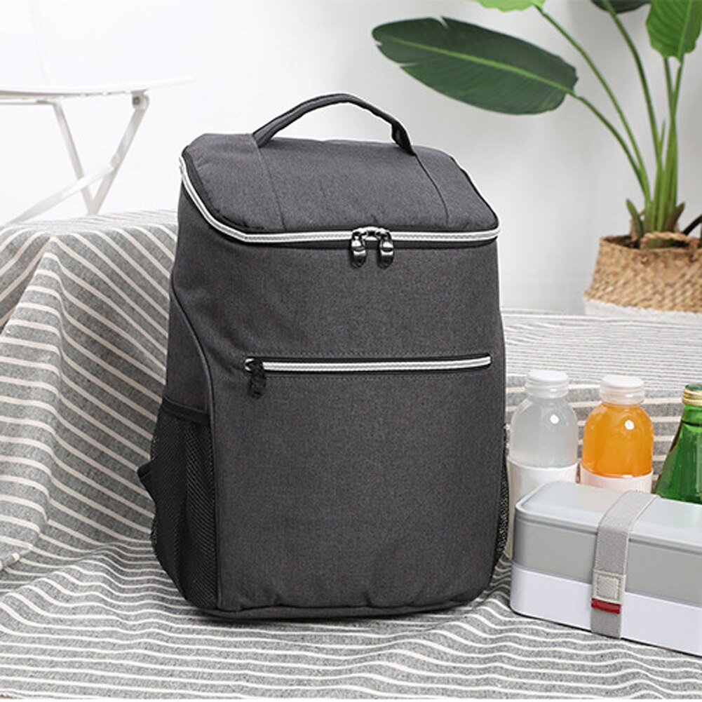 Frais refroidisseur sac à dos sac à déjeuner sac de glace thermique grande capacité voyage épaissir nourriture stockage Oxford tissu extérieur étanche