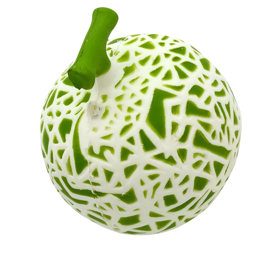 Kawaii hami melon squishy langsomt stigende jumbo frugt vedhæng telefon stropper duft vedhæng brød kage sjovt barn klemme legetøj jul