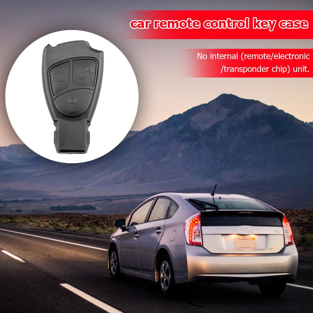 3 przyciski etui na kluczyki robić samochodu ABS etui na klucze pokrywa zamiennik dla Mercedes Benz W203 W211 W204