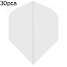 30Pcs Aantrekkelijke Stijlvolle Praktische Multi-Occasionele Professionele Tail Spider Standaard Vorm Dart Vluchten Staart Accessoires: WHITE