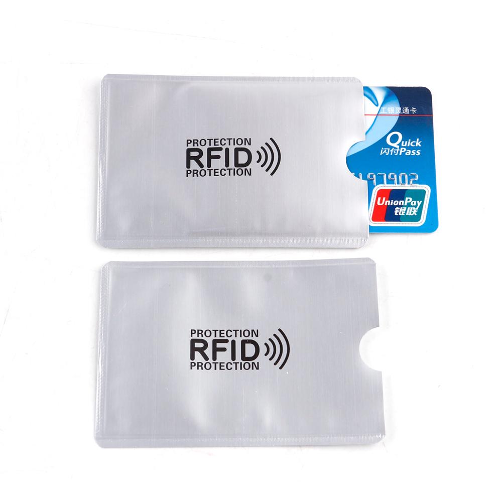 20PCS RFID security card cover anti-magnetic security protection 13.56mhz IC card NFC payment ID card and other expensive cards: Red