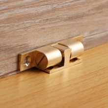 Brass Door Bump Latch Catch Cabinet Cupboard Double Ball Home Snap-in
