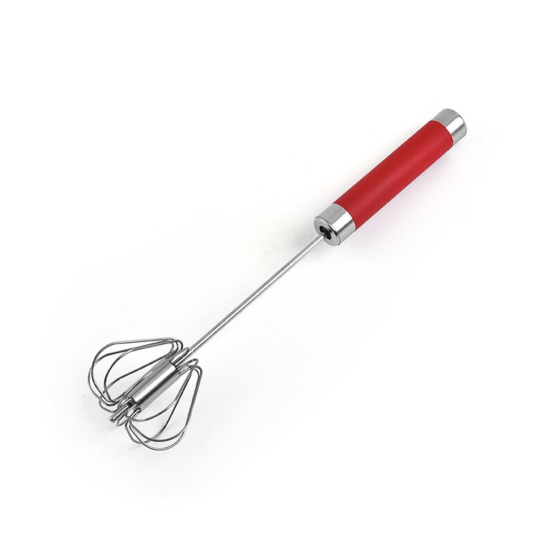 Semi Automatic Egg Beater 304 Stainless Steel Egg Whisk Manual Hand Mixer Self Turning Egg Stirrer Kitchen Accessories Egg Tools: Type4 small