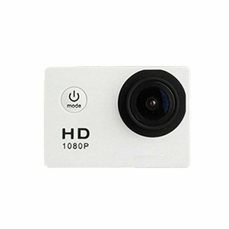 2 inch Ultra HD 1080P Action Camcorder Sports DV Camera DVR Under 30M Waterproof: White / with 32GB TF Card