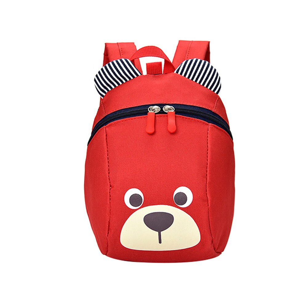 Für Mädchen Jungen Bookbag Schöne Cartoon Bär Kinder Kinder Anti-verloren Schule Rucksack Kindergarten wasserdichte reisetasche: Rot