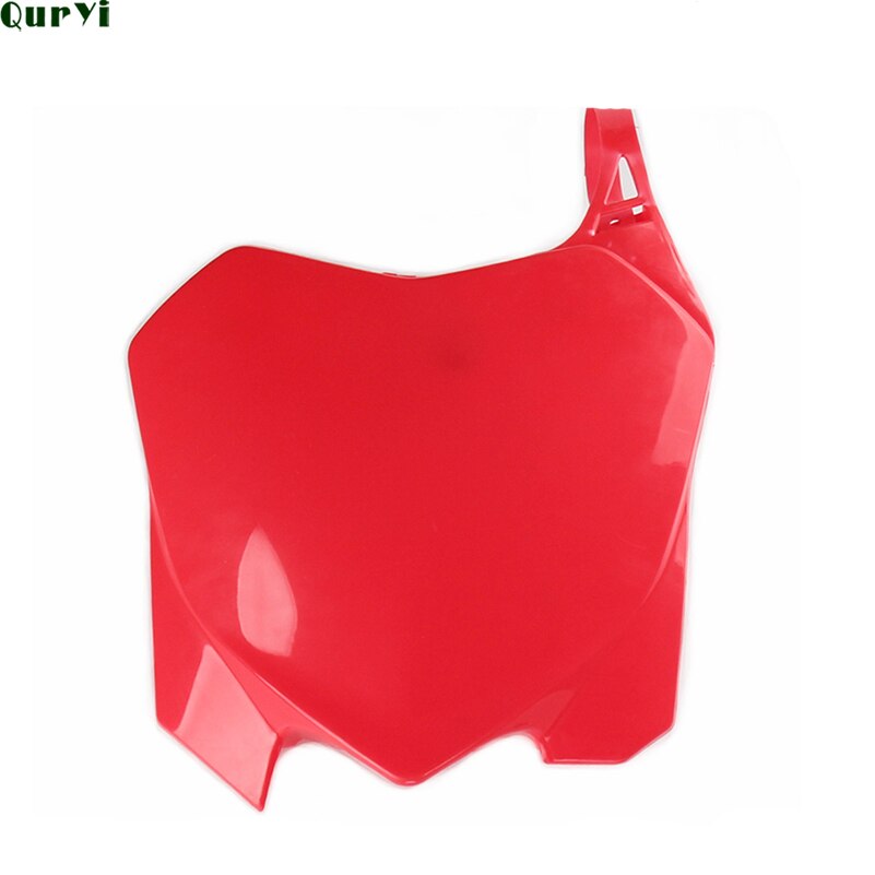 CRF 250 450 Motorcycle Motorbike Front Number Plates Name Plate For CRF250R 10-13 CRF450R 09-12 Off road Racing Motocross Bike