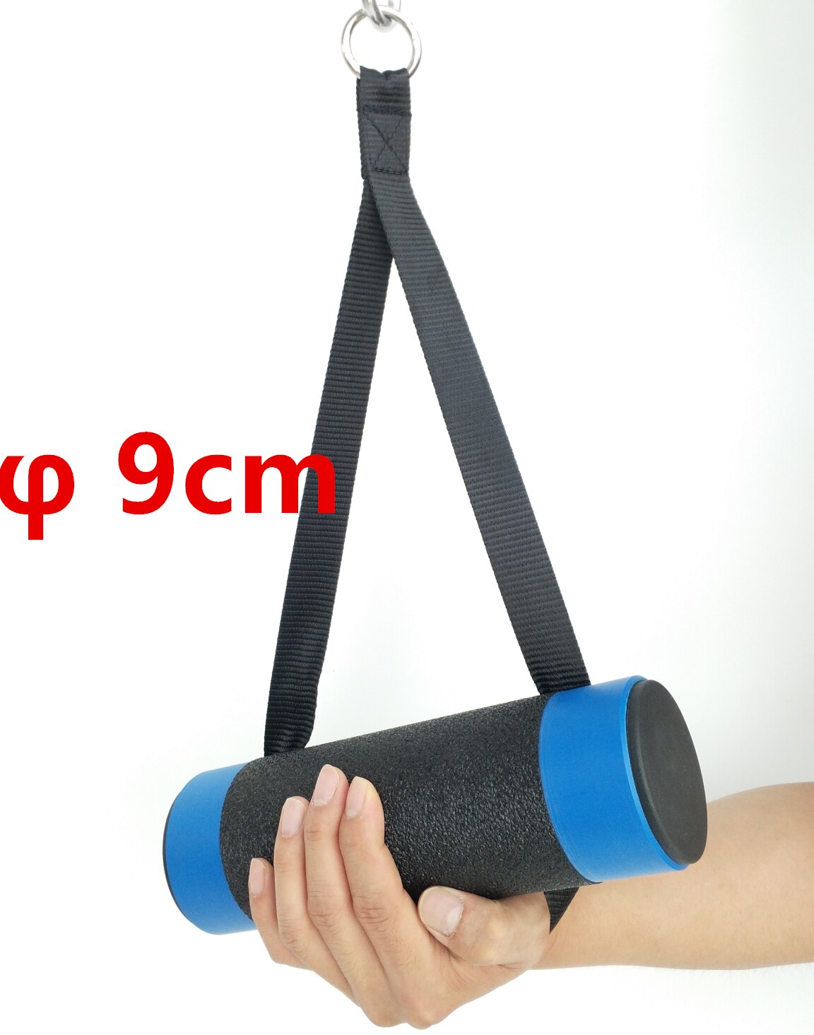 Gym Wrist Cupping Arm Wrestling Handle Forearm Fat Grip Strong Finger Training Armwrestling Wrench Anti-Slip Wrist Blaster: 9.0cm