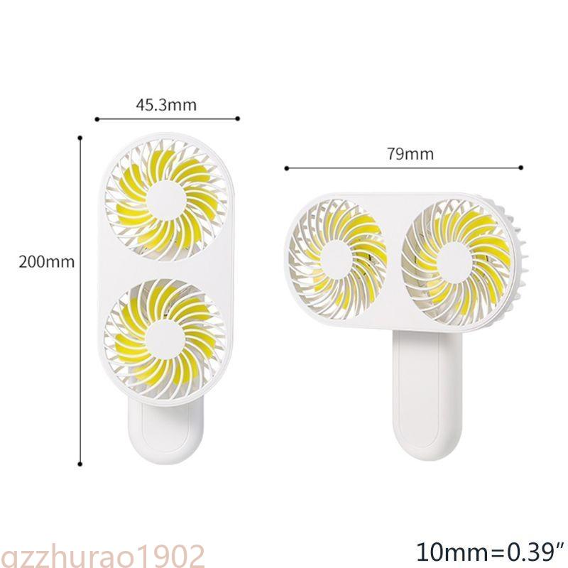 97qb Fan Portable Fan USB Fan Mini Mini Fan Table Pequena Fã Portátil Small, mas Mighty Quiet