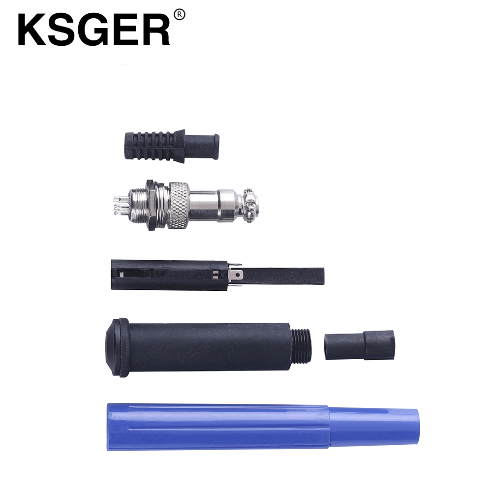 KSGER 9501 uchwyt robić lutowania zestaw robić STC OLED STM32 OLED T12 regulator temperatury DIY zestaw cyfrowy T12 stacja lutownicza
